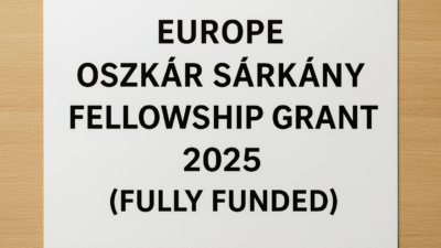 European fellowship grant for researchers in Paris and Budapest – Oszkár Sárkány Fellowship 2025.