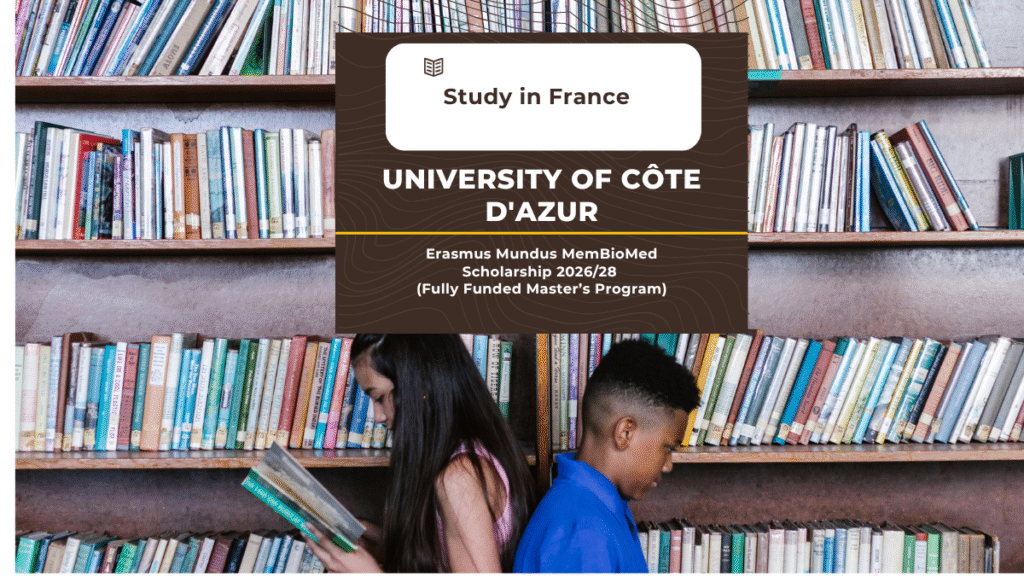 University of Côte d'Azur campus in France for Erasmus Mundus MemBioMed Scholarship students