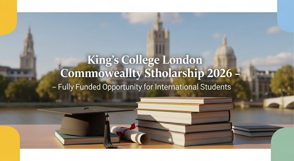 King’s College London Commonwealth Scholarship 2026 Fully Funded for International Students