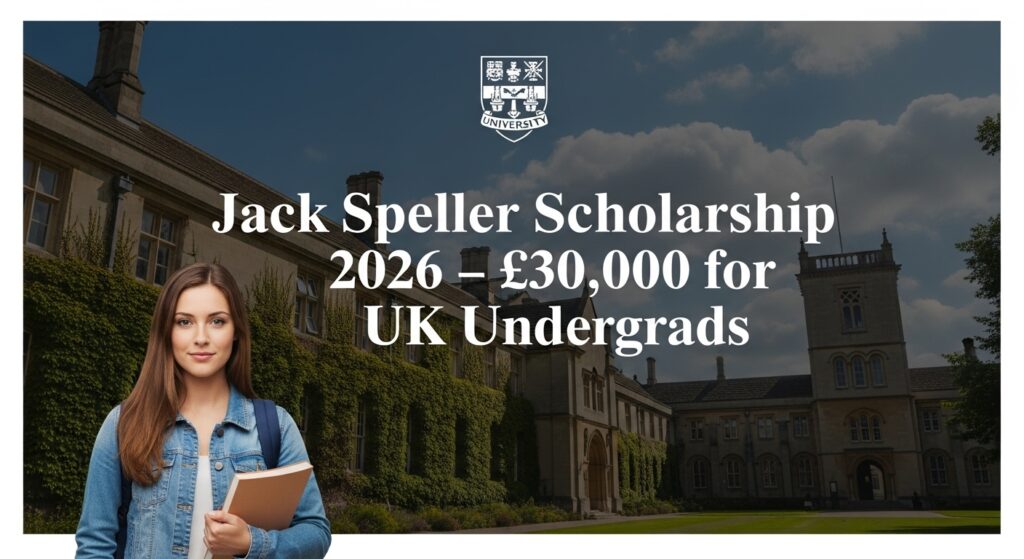 UEA Jack Speller Scholarship 2026: Financial support for UK undergraduate students