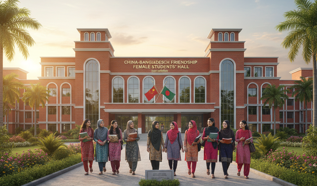 China funded female student hall at Dhaka University
