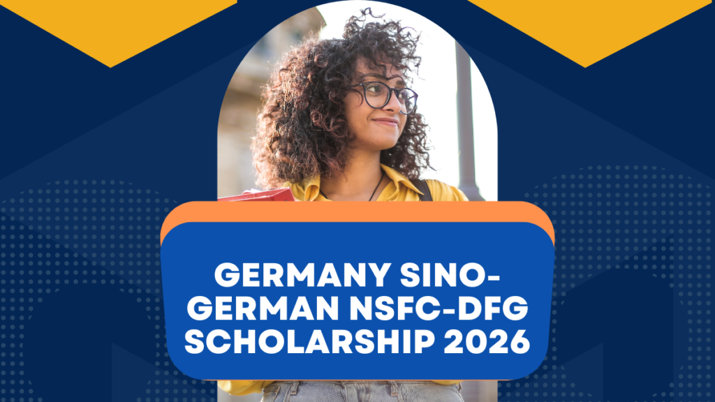 Student holding books representing the Germany Sino-German NSFC-DFG Scholarship 2026.