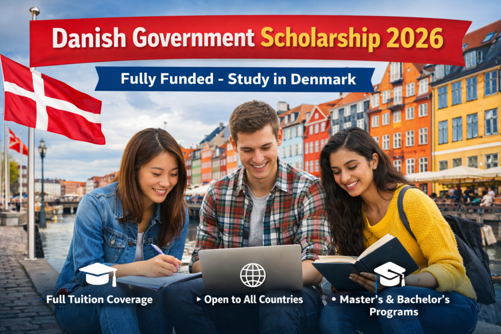 Featured Image SEO Alt Text: Danish Government Scholarship 2026 for international students