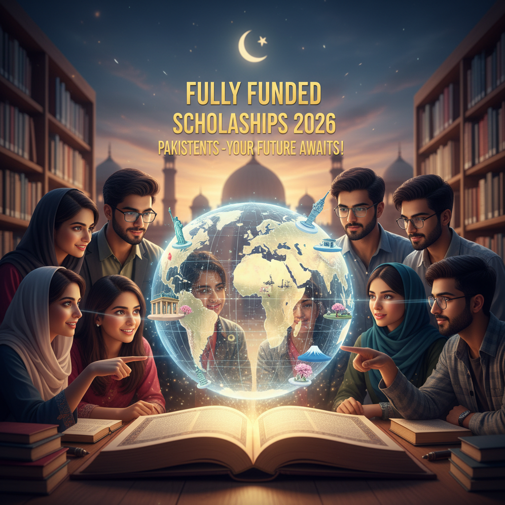 Fully Funded Scholarships 2026 for Pakistani Students to Study Abroad