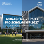 Monash University PhD Scholarship 2027 with Museums Victoria for PhD and Research Master’s students in Australia
