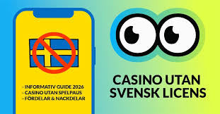 Casino utan svensk licens med låg insättning - En trygg spelupplevelse