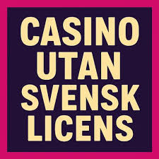 Casino utan svensk licens med låg insättning - En trygg spelupplevelse